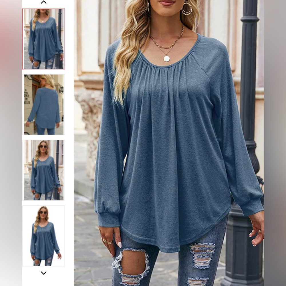 Long sleeve blouse